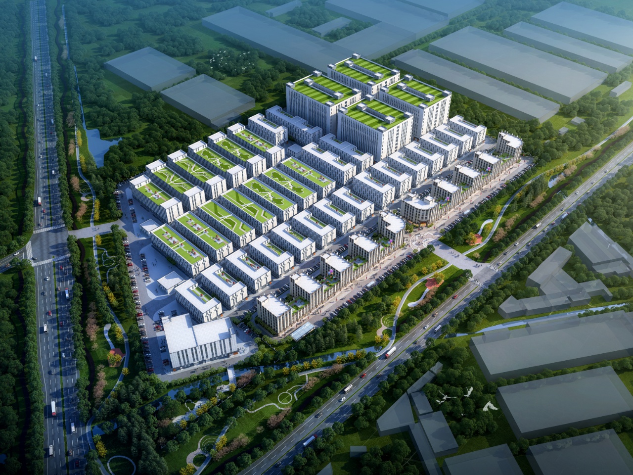 江苏苏州太仓两层半，2200m²-5700m²三层，三层半独栋厂房出售！东方智汇（太仓）智能制造产业园